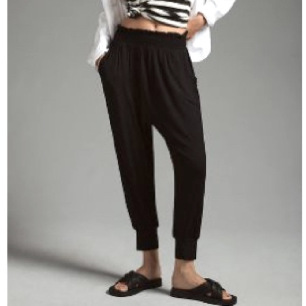 Daily Practice by Anthropologie Smocked Harem Pants